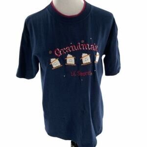 Pleasant Shade Grandmas Lilmore T-Shirt Womens S Short Sleeve Crewneck Christmas